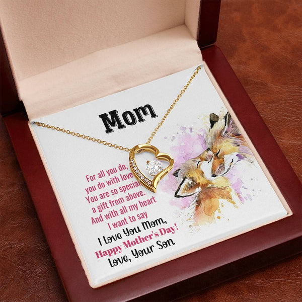 To My Mom - You Are So Special (Only a Few Left) - Forever Love Necklace