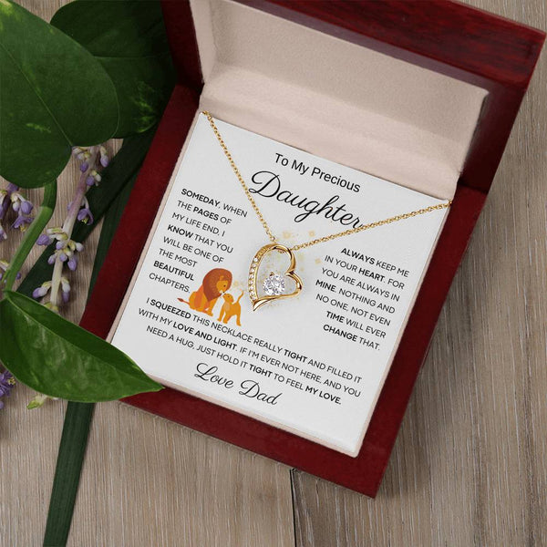 [ Few left only ] To My Precious Daughter From Dad - The Most Beautiful Chapters - Lion White