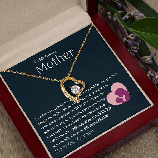 To My Loving Mother - You are my sunshine, I will always be your little boy (Only a Few Left) - Forever Love Necklace