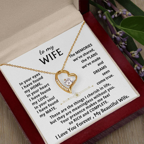 [ Only A Few Left ] To My Beloved Wife, Your presence makes me feel so rich and complete