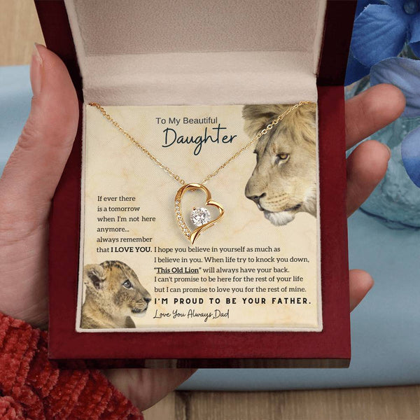 To My Beautiful Daughter - This Old Lion will always have your back