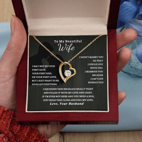 Gift For Wife, Wife Birthday Gift, Anniversary Gift For Wife, Wife Necklace , Love Card