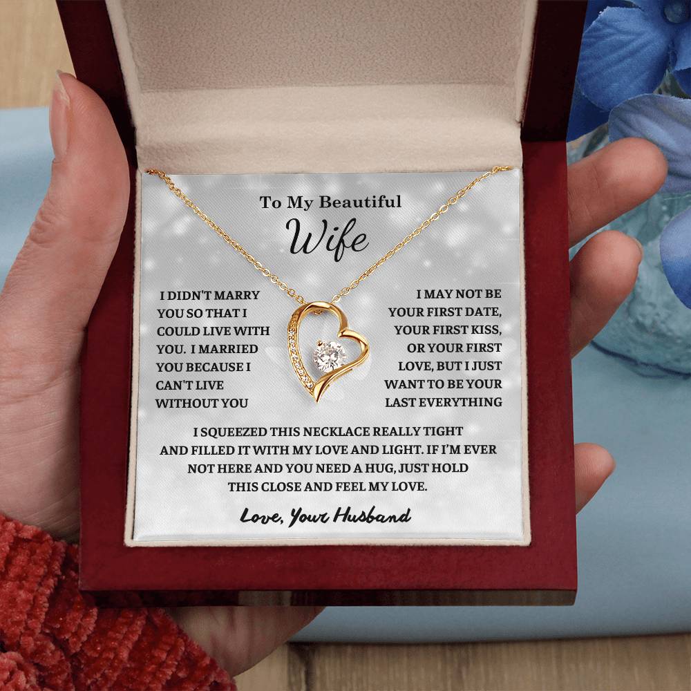 Gift For Wife, To My Wife , Meaningful gift Melt Her Heart for Wife, Anniversary Gift For Wife, Wife Necklace, Women Gift