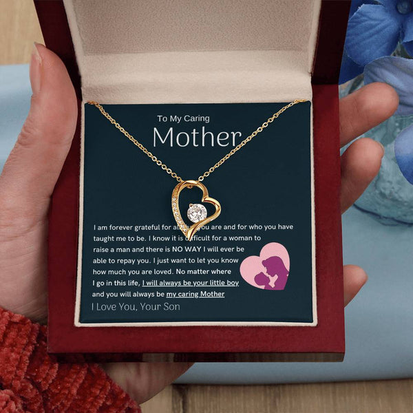 To My Loving Mother - You are my sunshine, I will always be your little boy (Only a Few Left) - Forever Love Necklace