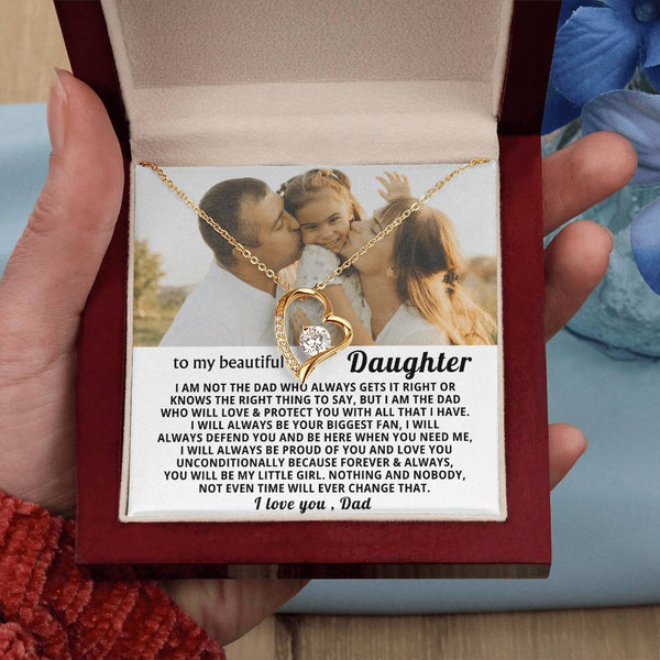 To My Beautiful Daughter,I will always be your biggest fan - my little girl - Personalized