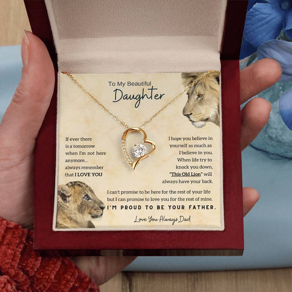 To My Beautiful Daughter - This Old Lion will always have your back [Only a few left]