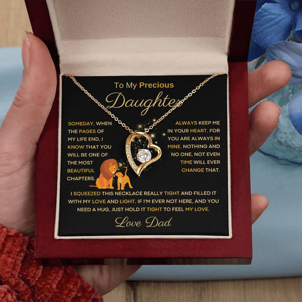[ Few left only ] To My Precious Daughter From Dad - The Most Beautiful Chapters - Lion Black