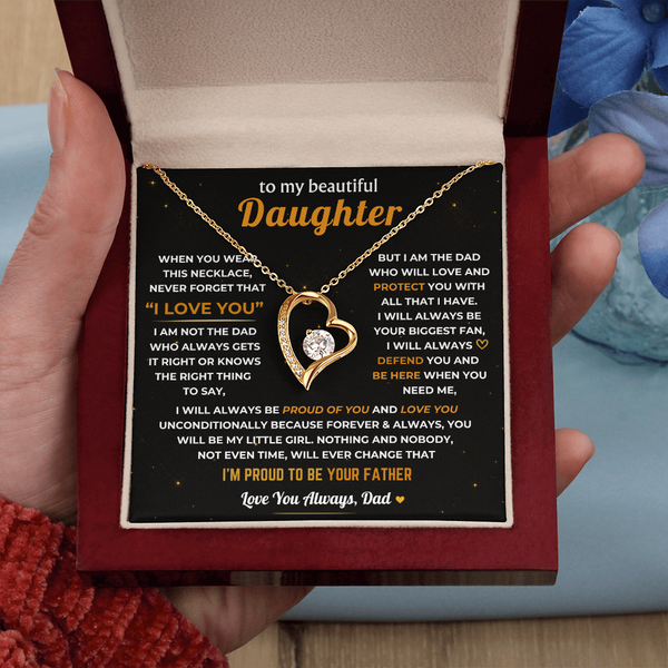 To My Daughter, Dad Will Always Protect You - Forever Love