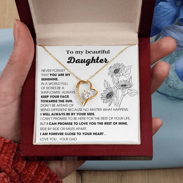 [ Only A Few Left ] To My Daughter, YOU ARE MY SUNSHINE - KEEP YOUR FACE TOWARDS THE SUN