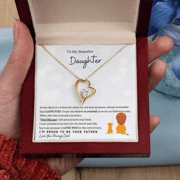 [Only a few left] To My Beautiful Daughter - Always remember that I LOVE YOU