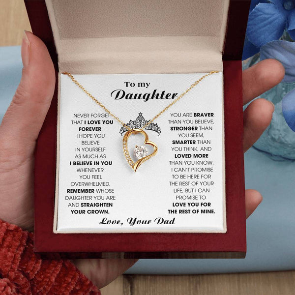 To My Daughter, Straighten Your Crown - Never Forget That I Love You Forever