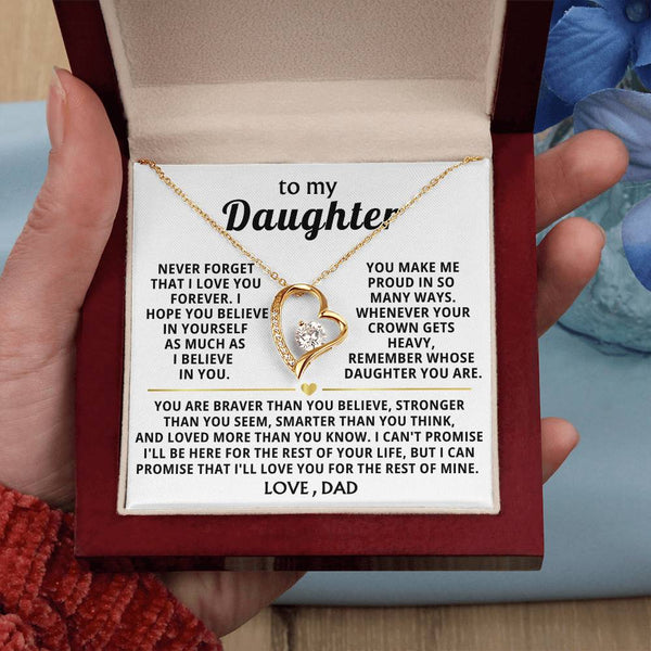 TO MY DAUGHTER - Never forget that I love you forever