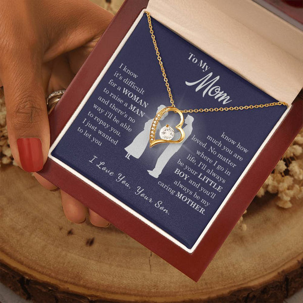 [Almost Sold Out] To My Mom - Loved Mother - Forever Love Necklace