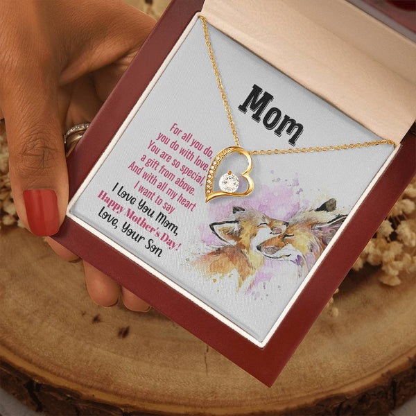 To My Mom - You Are So Special (Only a Few Left) - Forever Love Necklace
