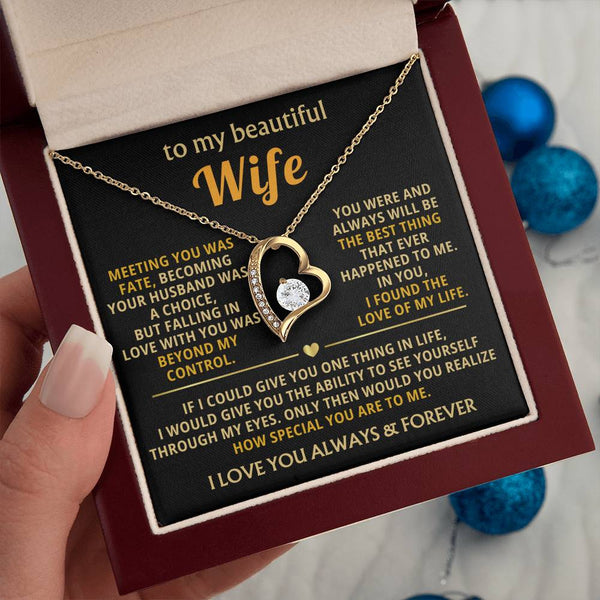 (Almost Gone) To My Beautiful Wife - I found the love of my life [ Forever love necklace ]