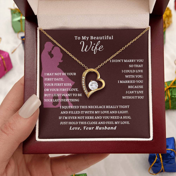 To My Wife , Gift For Soulmate , Gift For Wife, Wife Birthday Gift, Anniversary Gift For Wife, Wife Necklace
