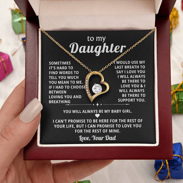 To My Daughter, I WILL ALWAYS BE THERE TO SUPPORT YOU