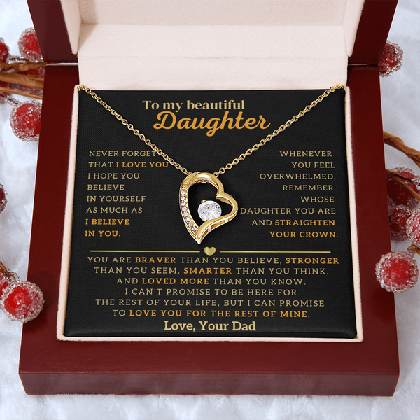 To My Beautiful Daughter, Remember To Straighten Your Crown (Almost Sold Out)