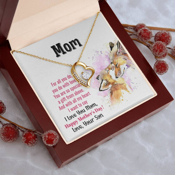 To My Mom - You Are So Special (Only a Few Left) - Forever Love Necklace