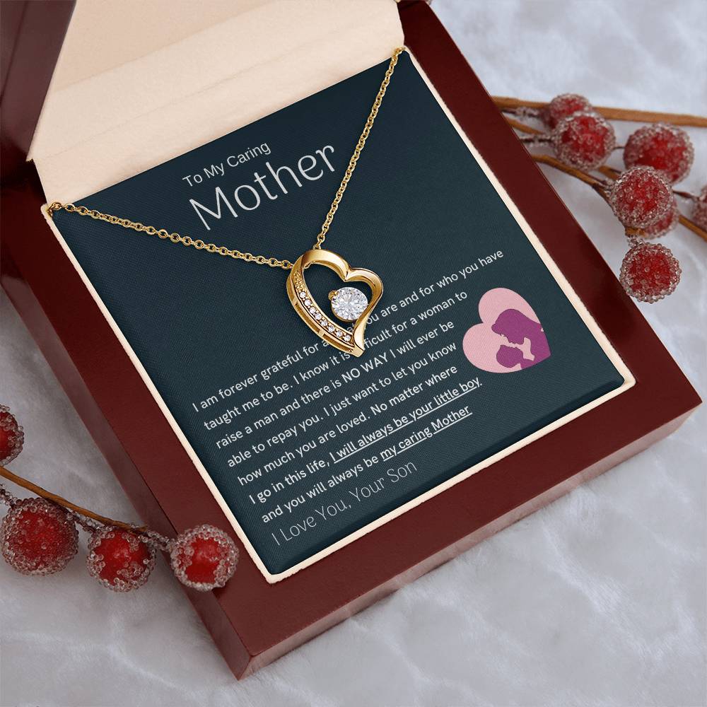 To My Loving Mother - You are my sunshine, I will always be your little boy (Only a Few Left) - Forever Love Necklace