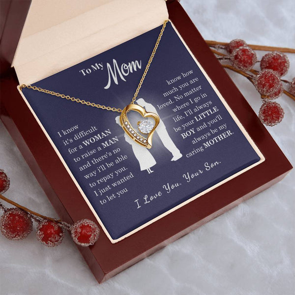 [Almost Sold Out] To My Mom - Loved Mother - Forever Love Necklace