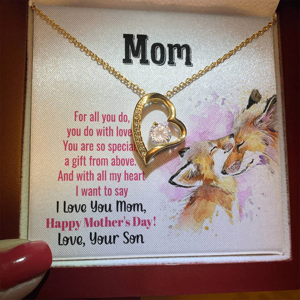 To My Mom - You Are So Special (Only a Few Left) - Forever Love Necklace