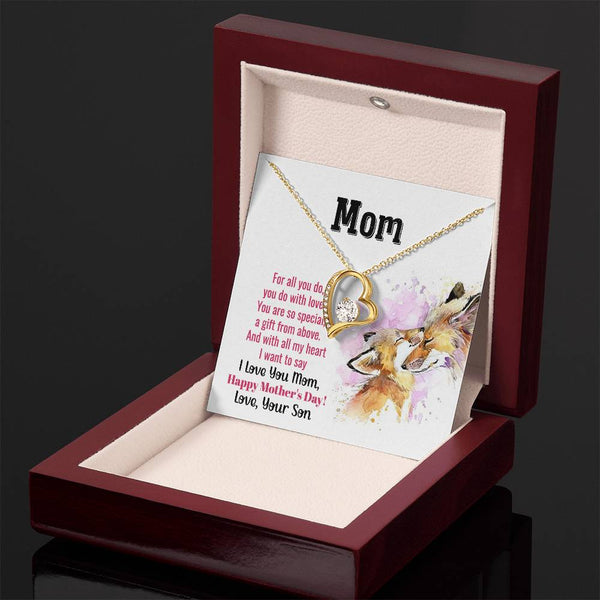 To My Mom - You Are So Special (Only a Few Left) - Forever Love Necklace