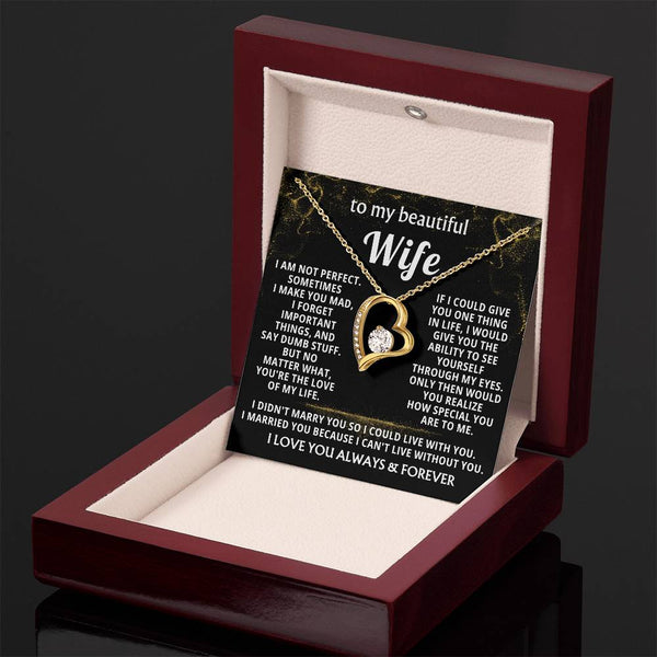 [Almost Sold Out]  TO MY BEAUTIFUL WIFE - I am not perfect