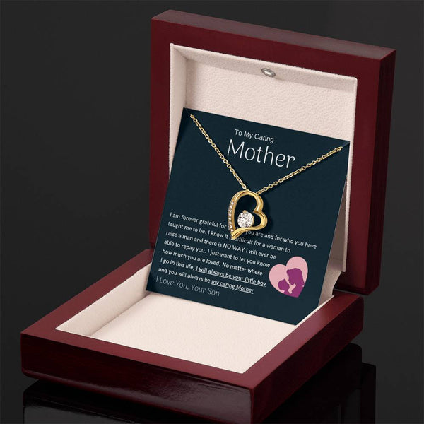 To My Loving Mother - You are my sunshine, I will always be your little boy (Only a Few Left) - Forever Love Necklace