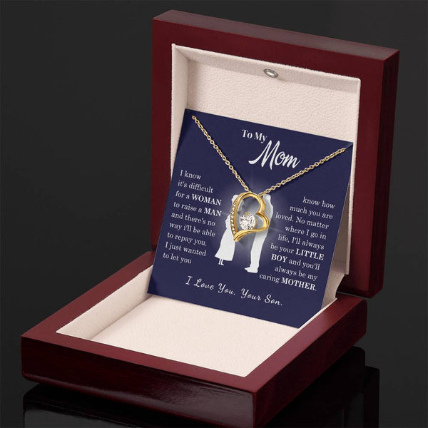 [Almost Sold Out] To My Mom - Loved Mother - Forever Love Necklace