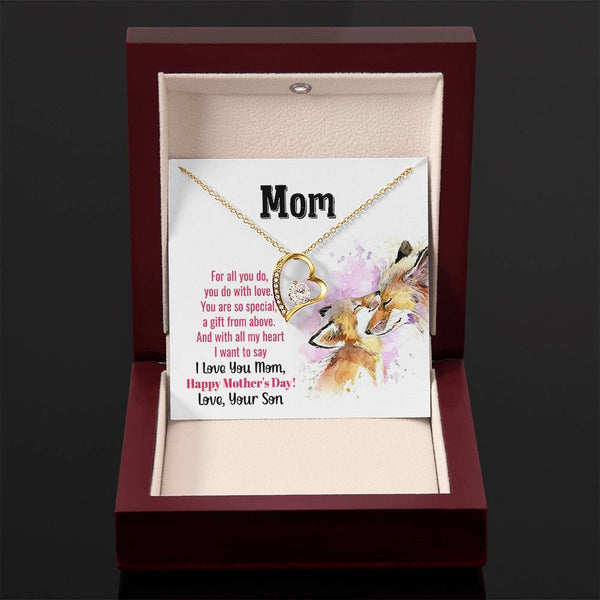 To My Mom - You Are So Special (Only a Few Left) - Forever Love Necklace