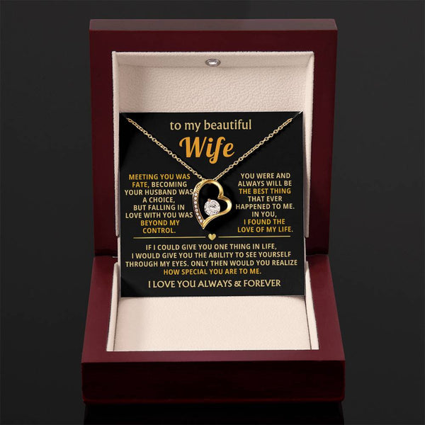 (Almost Gone) To My Beautiful Wife - I found the love of my life [ Forever love necklace ]