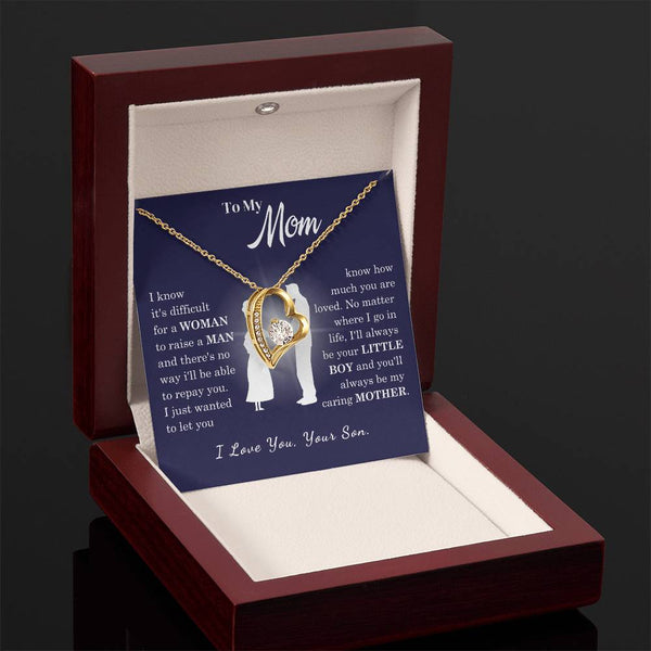 [Almost Sold Out] To My Mom - Loved Mother - Forever Love Necklace