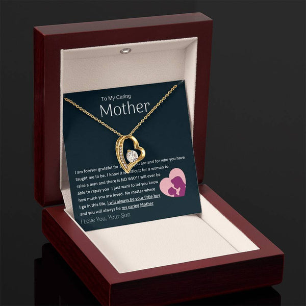 To My Loving Mother - You are my sunshine, I will always be your little boy (Only a Few Left) - Forever Love Necklace