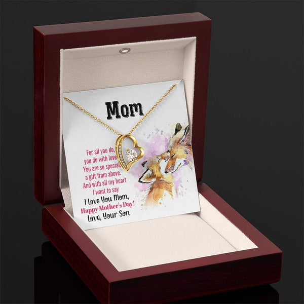 To My Mom - You Are So Special (Only a Few Left) - Forever Love Necklace