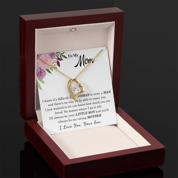 To My Loving Mother - I love you  (Forever Love Necklace)