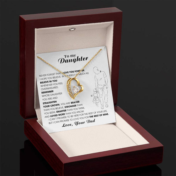 [Only a few left] To My Daughter, Never Forget That I Love You Forever