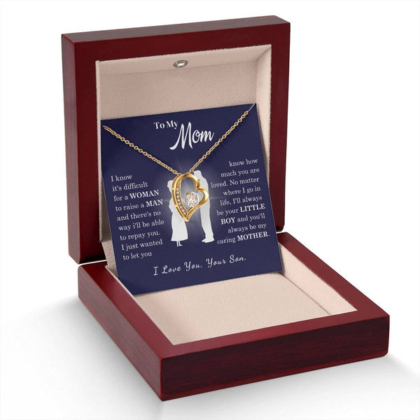 [Almost Sold Out] To My Mom - Loved Mother - Forever Love Necklace