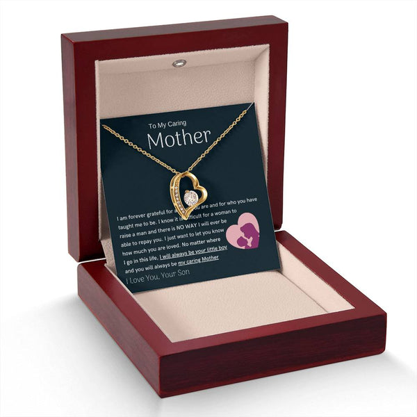 To My Loving Mother - You are my sunshine, I will always be your little boy (Only a Few Left) - Forever Love Necklace