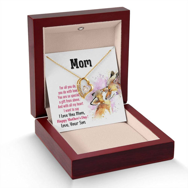 To My Mom - You Are So Special (Only a Few Left) - Forever Love Necklace