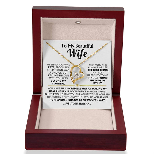 TO MY WIFE - Falling in love with you was beyond my control