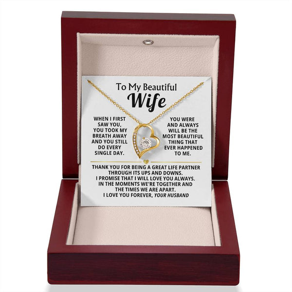 TO MY BEAUTIFUL WIFE - A great life partner through its ups and downs