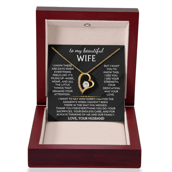 To My Beautiful Wife, Thank you for everything you do