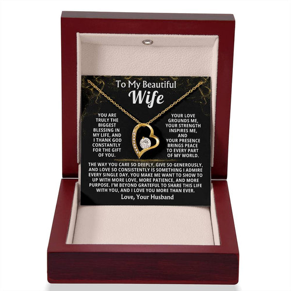 To My Beautiful Wife,  I thank God constantly for the gift of you