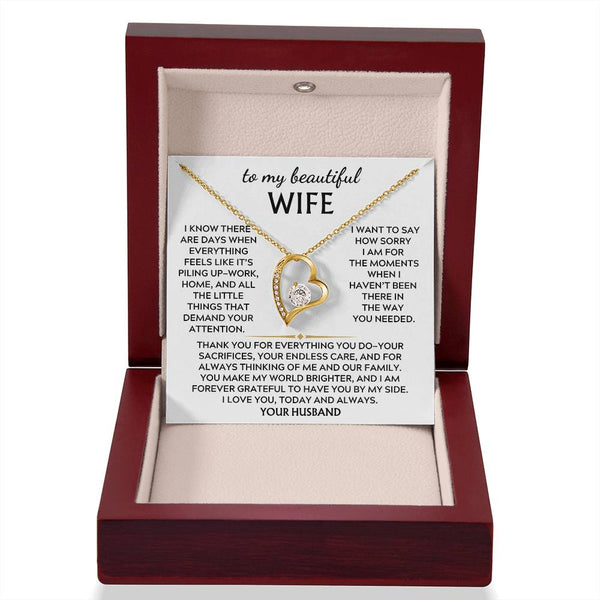 To My Beautiful Wife, Thank you for everything you do [Only a few left]