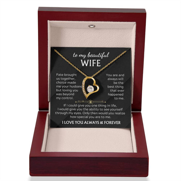 TO MY BEAUTIFUL WIFE - You realize how special you are to me