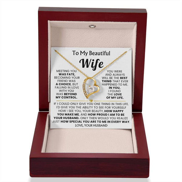 TO MY BEAUTIFUL WIFE - I am to be your husband