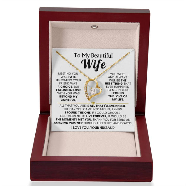TO MY BEAUTIFUL WIFE - I knew I found the one