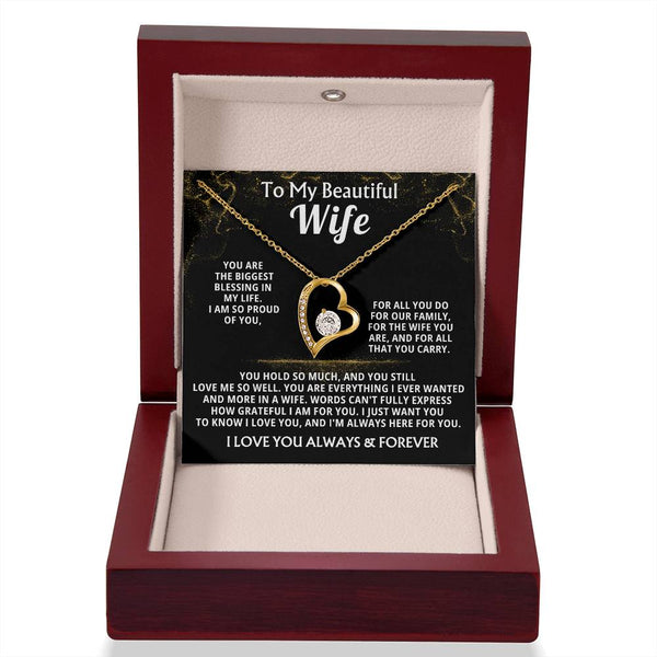To My Beautiful Wife, You are the biggest blessing in my life