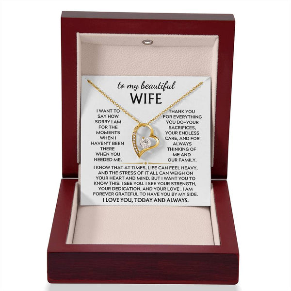To My Beautiful Wife, Thank you for everything you do—your sacrifices [Only a few left]